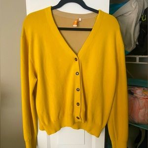 Tory Burch Shrunken Double Faced Cardigan